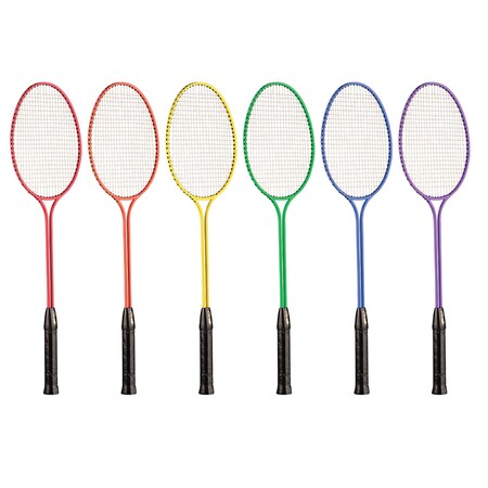 Champion Sports Tempered Steel Twin Shaft Badminton Racket Set BR30SET